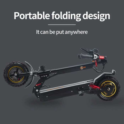 S1 Opvouwbare Elektrische Smart E Step Scooter Off-Road - 1000W - 45 km/u - 10 inch Wielen - 13Ah Batterij