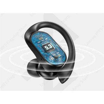 LP7S Draadloze Oortjes - Bluetooth 5.3 Touch Control Oordopjes Zwart 