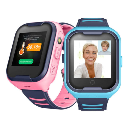 Smartwatch voor Kinderen met GPS Tracker Smartband Smartphone Horloge IPS iOS Android Zwart
