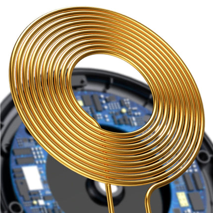 15W Qi Universele Draadloze Oplader - 2A Snelladen Wireless Charging Pad Zwart