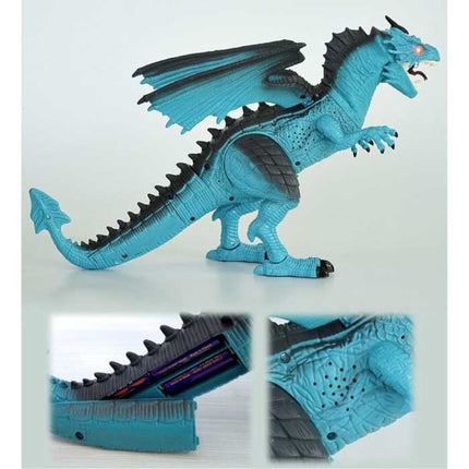 RC Vuur Draak met Afstandsbediening - Infrarood Bestuurbaar Speelgoed Dino Robot Rood