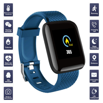 Sports Smartwatch BIONIC X1 Fitness Sport Activity Tracker Smartphone Horloge iOS Android iPhone Samsung Huawei Blauw