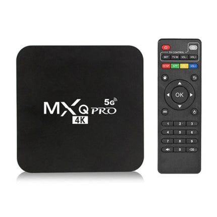 MXQ Pro 1080p TV Box Mediaspeler Android Kodi met Draadloos RGB Toetsenbord - 5G - 4GB RAM - 64GB Opslagruimte