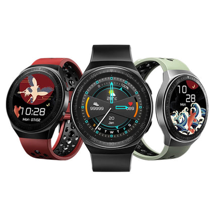 MT-3 Smartwatch met Luidspreker en Hartslagmonitor -  Fitness Sport Activity Tracker Silica Gel Bandje Horloge iOS Android Groen