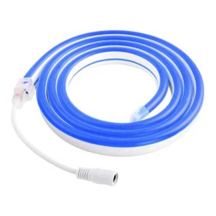 Neon LED Strip 3 Meter - Flexibele Verlichting Tube met Stekker Adapter 12V en Aan/Uit-Schakelaar Waterdicht Blauw