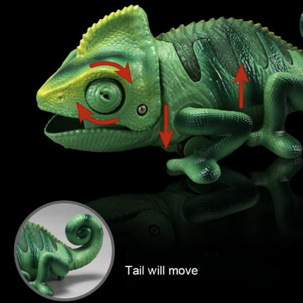 RC Kameleon met IR Afstandsbediening - Robot Hagedis Speelgoed Bestuurbaar Dier - Groen