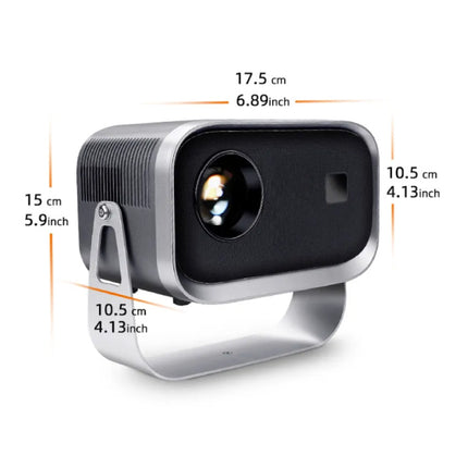 A003 Mini Projector - 5000 Lumen - Screen Mirroring Beamer Home Media Speler Zwart