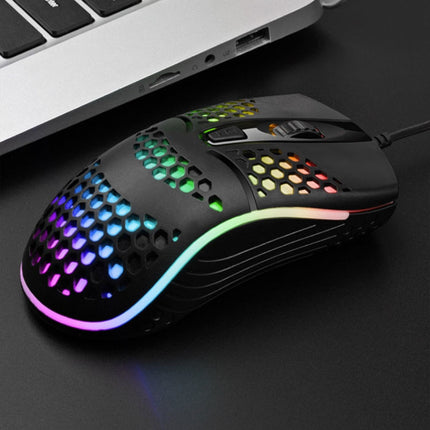 Optische Gaming Muis Bedraad - Tweehandig en Ergonomisch met DPI Aanpassing  tot 2400 DPI - Wit