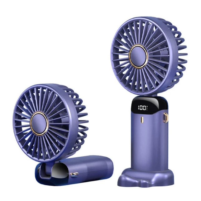 N15 Draagbare Mini Ventilator - USB Koelventilator Energiebesparend - Paars