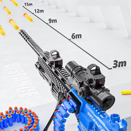 Soft Shell Bullet Geweer - M416 Model Speelgoed Pistool - Blauw