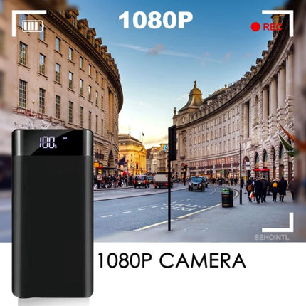 Power Bank Mini Security Camera 5000mAh - 1080p Camcorder Bewegingsdetectie Infrarood Nachtzicht Zwart