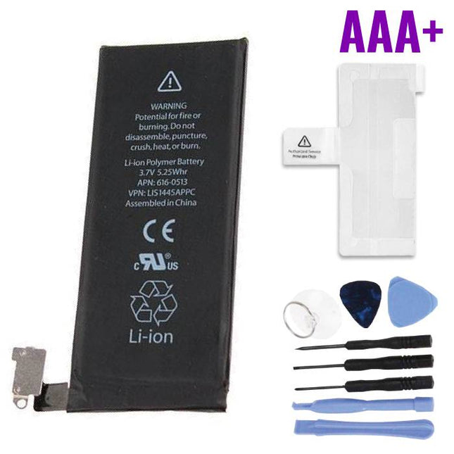 iPhone 4S Batterij Reparatieset (+ Gereedschap & Adhesive Sticker) - AAA+ Kwaliteit