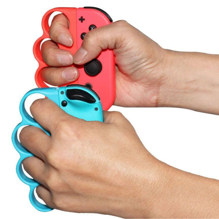 Boks Beugel Grip voor Nintendo Switch Joy-Cons - NS Bluetooth Gamepad Joy Pad Blauw en Rood