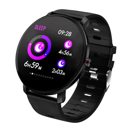 Sport Smartwatch IP68 -  Fitness Sport Activity Tracker Siliconen Bandje Horloge iOS Android Zwart