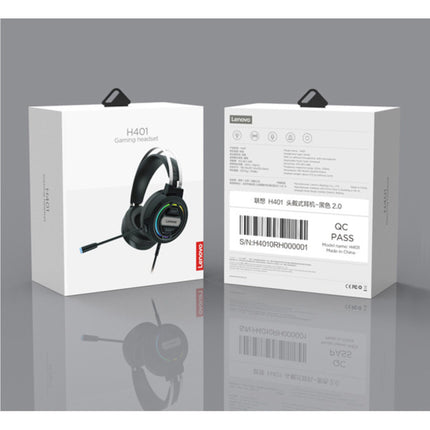 H401 Gaming Koptelefoon met 7.1 Surround Sound - USB Aansluiting Headset met Microfoon DJ Headphones Zwart