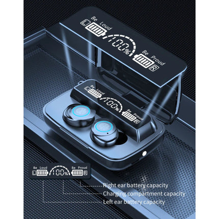 M17 Draadloze Oortjes met Touch Control - 4000mAh TWS Powerbank Smart Touch Control Bluetooth 5.1 Ear Buds Earphones Earbuds Oortelefoon 