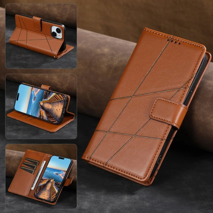 Samsung Galaxy M32 (5G) Flip Case Portefeuille - Wallet Cover Leer Hoesje - Bruin