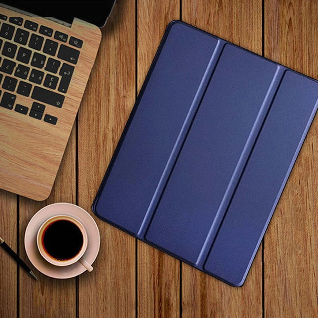 iPad Mini 2  Leren Vouwbare Cover Hoesje Case Blauw