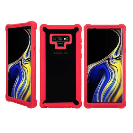 Samsung Galaxy S10 Plus Bumper Hoesje 360° Bescherming - Full Body Cover Armor Rood