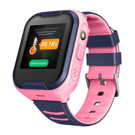 Smartwatch voor Kinderen met GPS Tracker Smartband Smartphone Horloge IPS iOS Android Roze