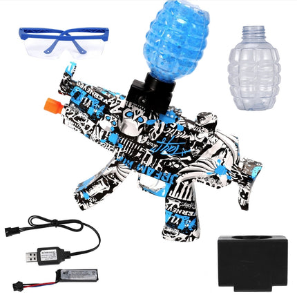 Elektrische Gel Blaster met 20.000 Balletjes - MP5 Model Water Speelgoed Foam Shooter Rood