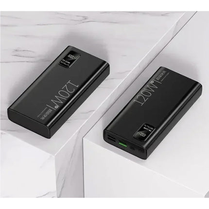 Mijia 50.000mAh Powerbank met 5 Oplaadpoorten - LED Display - 120W Batterij Oplader - Zwart
