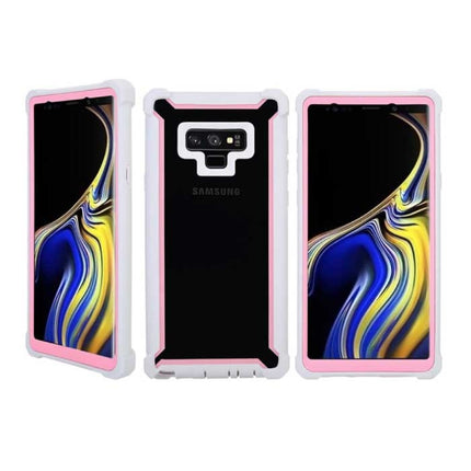 Samsung Galaxy S22 Ultra Bumper Hoesje 360° Bescherming - Full Body Cover Armor Roze