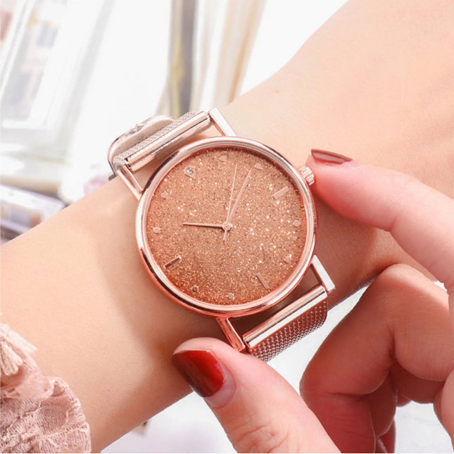 Horloge Kwarts Dames - Luxe Anoloog Uurwerk voor Vrouwen