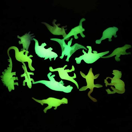 Glow in the Dark Dinosaurus Speelset 16 stuks -  Lichtgevende Dino Speelgoed Figuren voor Kinderen