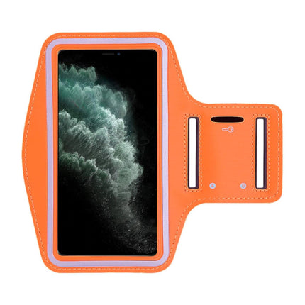 Waterdicht Hoesje voor iPhone 12 Pro - Sport Tasje Zakje Cover Case Armband Jogging Hard Lopen Oranje