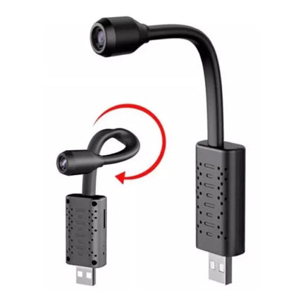 Mini Security Camera - Buigbaar 1080p HD Camcorder Motion Detector Alarm Zwart
