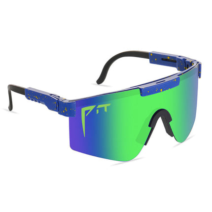 Gepolariseerde Zonnebril - Fiets Ski Sport Bril Shades UV400 Blauw Groen