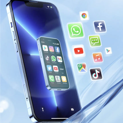 XS16 Mini Smartphone - 2 GB RAM - 16 GB Opslag - 5 MP Camera - 2000mAh Batterij - Zwart