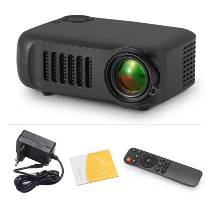 A2000 Mini Projector - 1000 Lumen - Screen Mirroring Beamer Home Media Speler - Zwart