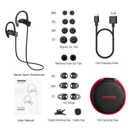 Flame 2 TWS Draadloze Oortjes met Oorhaak Bluetooth 5.0 Ear Wireless Buds Earphones Earbuds Oortelefoon 150mAh Roze