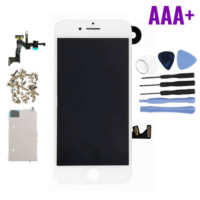 iPhone 7 Voorgemonteerd Scherm (Touchscreen + LCD + Onderdelen) AAA+ Kwaliteit - Wit + Gereedschap