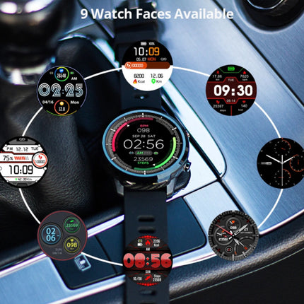 S10 Smartwatch Fitness Sport Activity Tracker Smartphone Horloge iOS Android iPhone Samsung Huawei Bruin Leer