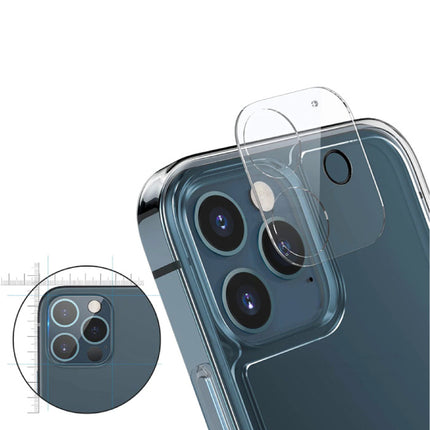 3-Pack iPhone 13 Pro Max Tempered Glass Camera Lens Cover - Shockproof Case Bescherming