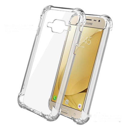 Samsung Galaxy J2 Transparant Bumper Hoesje - Clear Case Cover Silicone TPU Anti-Shock