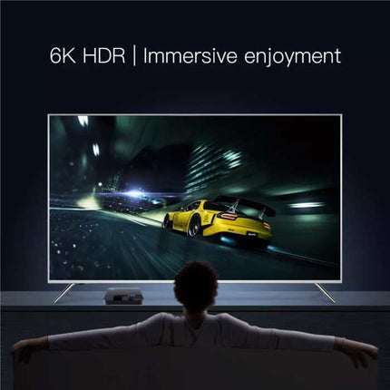 H6 TV Box Mediaspeler 6K met Draadloos RGB Toetsenbord - Android Kodi - 2GB RAM - 16GB Opslagruimte