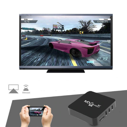MXQ Pro 4K TV Box met RGB Draadloos Toetsenbord - 5G Mediaspeler Android Kodi - 1GB RAM - 8GB Opslagruimte