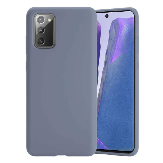 Samsung Galaxy A10 Silicone Hoesje - Zachte Matte Case Liquid Cover Grijs