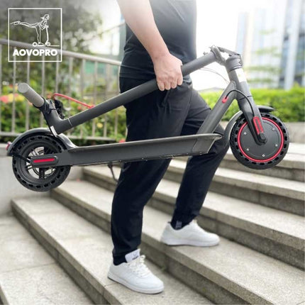 Vouwbare Elektrische Scooter - Off-Road Smart E Step Ultralicht met App - 350W - 30 km/u - 8.5 inch Wielen - Zwart