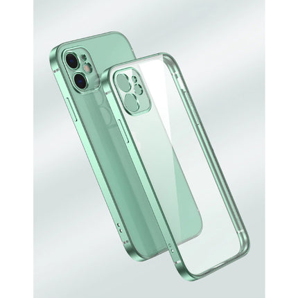 iPhone 6 Hoesje Luxe Frame Bumper - Case Cover Silicone TPU Anti-Shock Rood