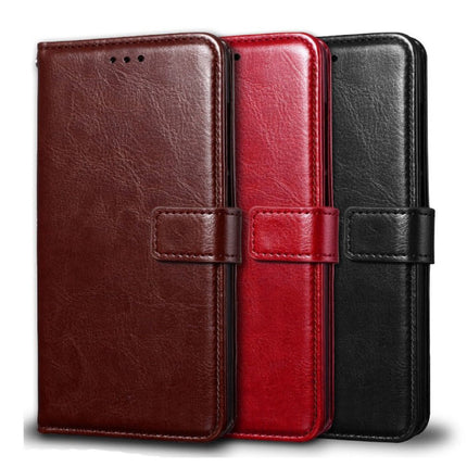 Xiaomi Mi A2 Leren Flip Case Portefeuille - PU Leer Wallet Cover Cas Hoesje Wit