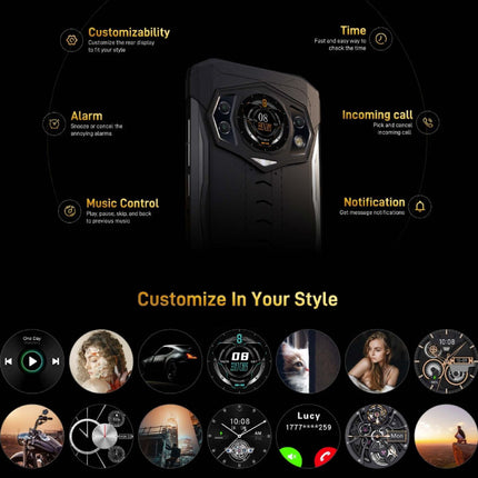 S98 Smartphone Outdoor Rood - Octa Core - 8 GB RAM - 256 GB Opslag - 64 MP Camera - 6000mAh Batterij