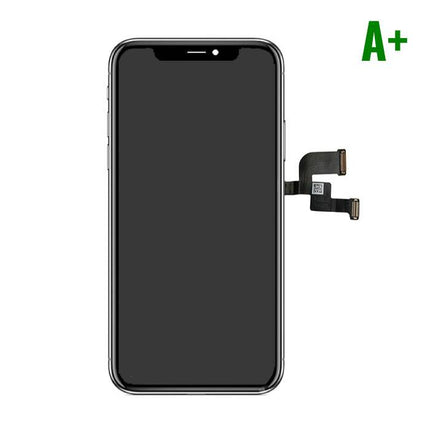 iPhone X Scherm (Touchscreen + OLED + Onderdelen) A+ Kwaliteit - Zwart