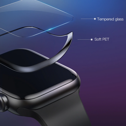 38mm Full Cover Screen Protector voor iWatch Series 1 / 2 / 3 - Tempered Glass