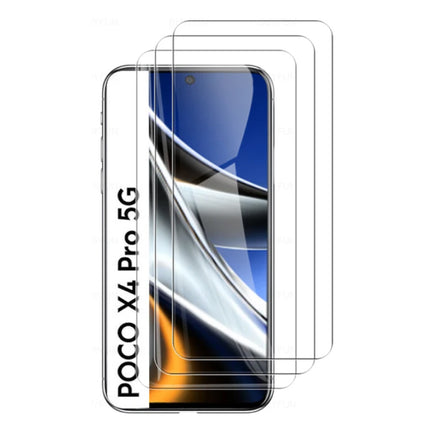 4-Pack Xiaomi Poco X4 Pro (5G) Screen Protector - Tempered Glass