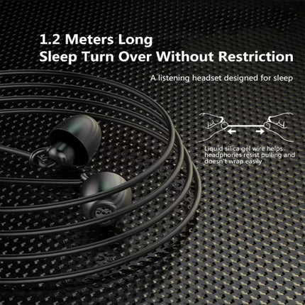H17 Oordopjes met Microfoon en Controls - 3.5mm AUX Oortjes Volumebeheer Bedrade Oortelefoon - Zwart